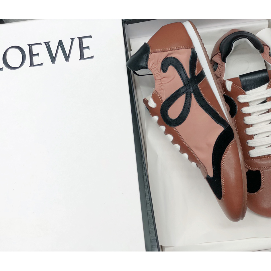 Loewe Ballet Runner In Nylon And Calfskin - DopestKickz