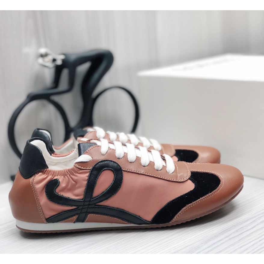 Loewe Ballet Runner In Nylon And Calfskin - DopestKickz