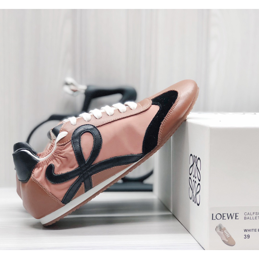 Loewe Ballet Runner In Nylon And Calfskin - DopestKickz