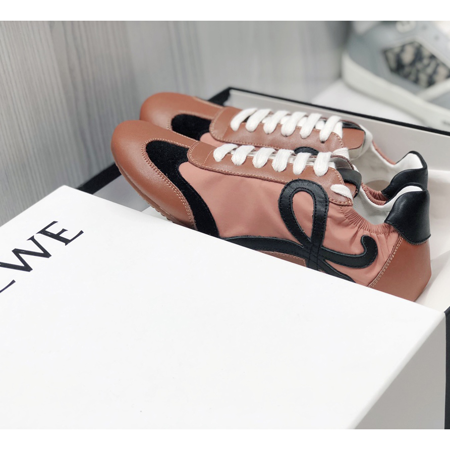 Loewe Ballet Runner In Nylon And Calfskin - DopestKickz