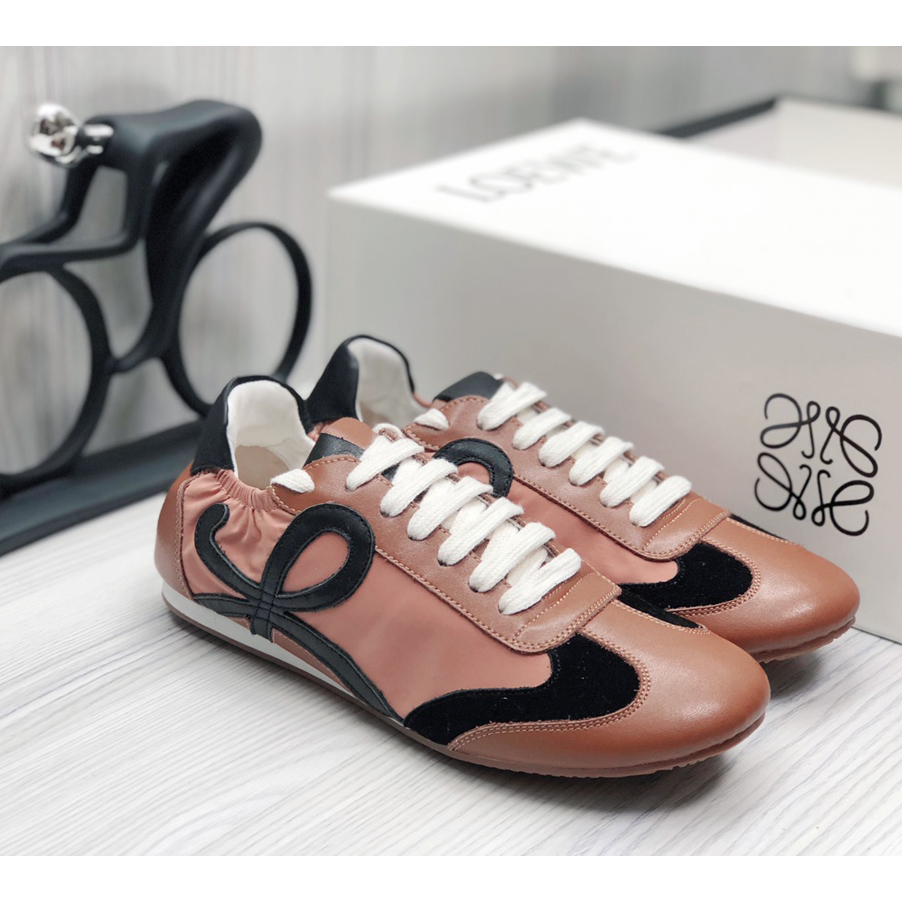 Loewe Ballet Runner In Nylon And Calfskin - DopestKickz