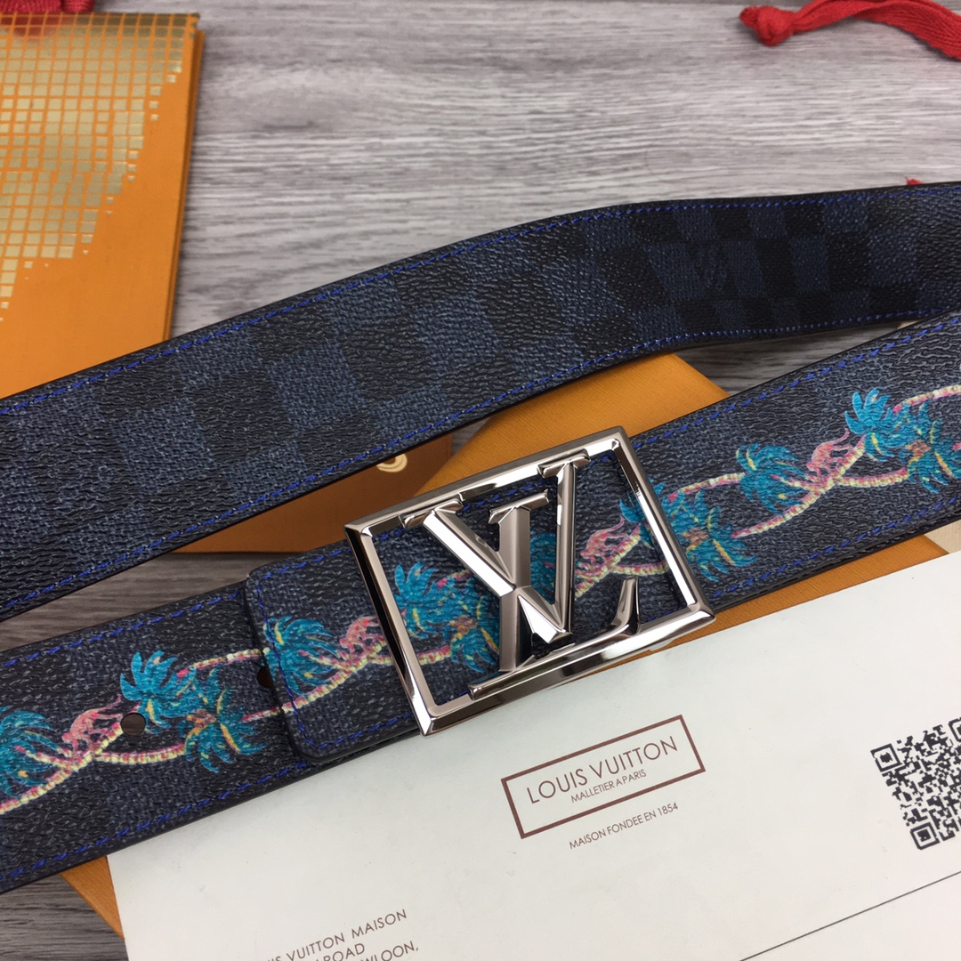 Louis Vuitton Shape 40MM Reversible Belt - DopestKickz