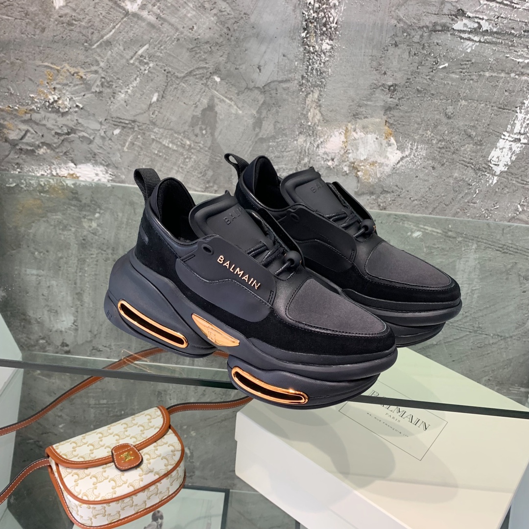 Balmain B-Bold Low-Top Sneakers - DopestKickz