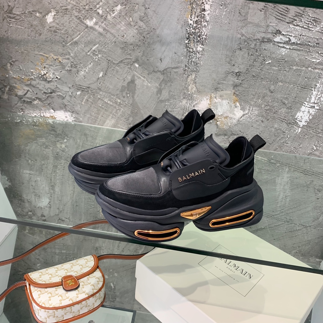 Balmain B-Bold Low-Top Sneakers - DopestKickz