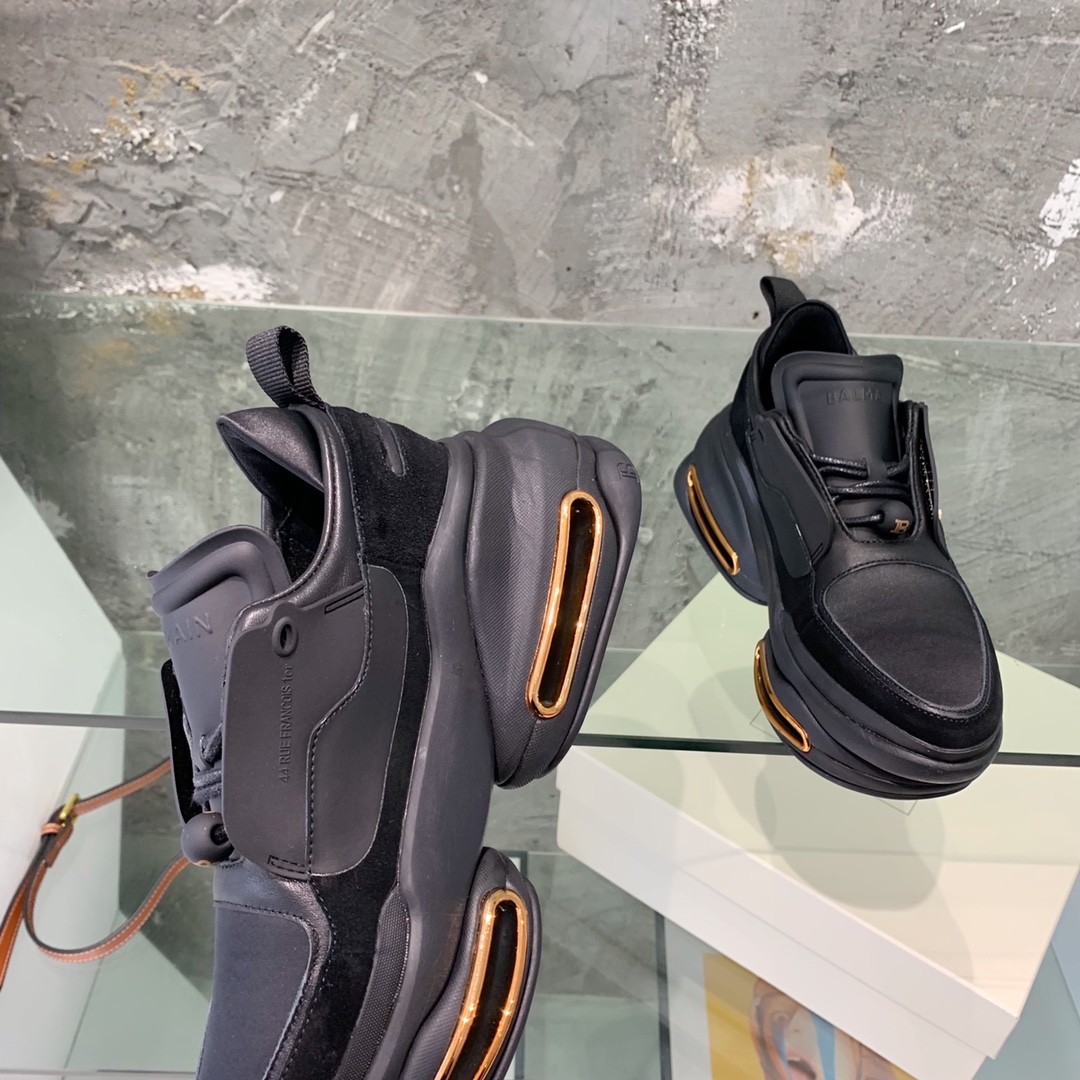 Balmain B-Bold Low-Top Sneakers - DopestKickz