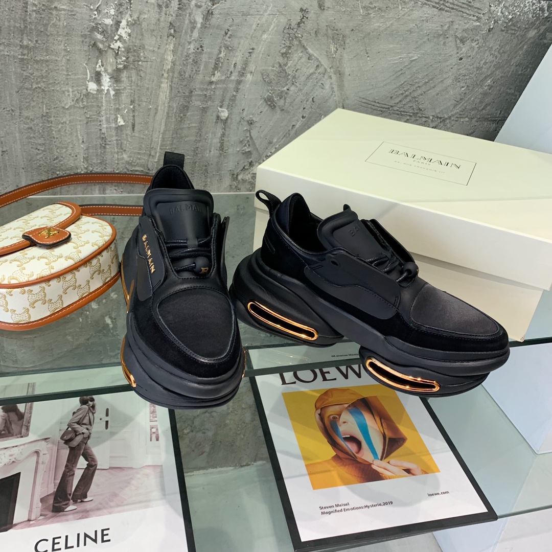 Balmain B-Bold Low-Top Sneakers - DopestKickz