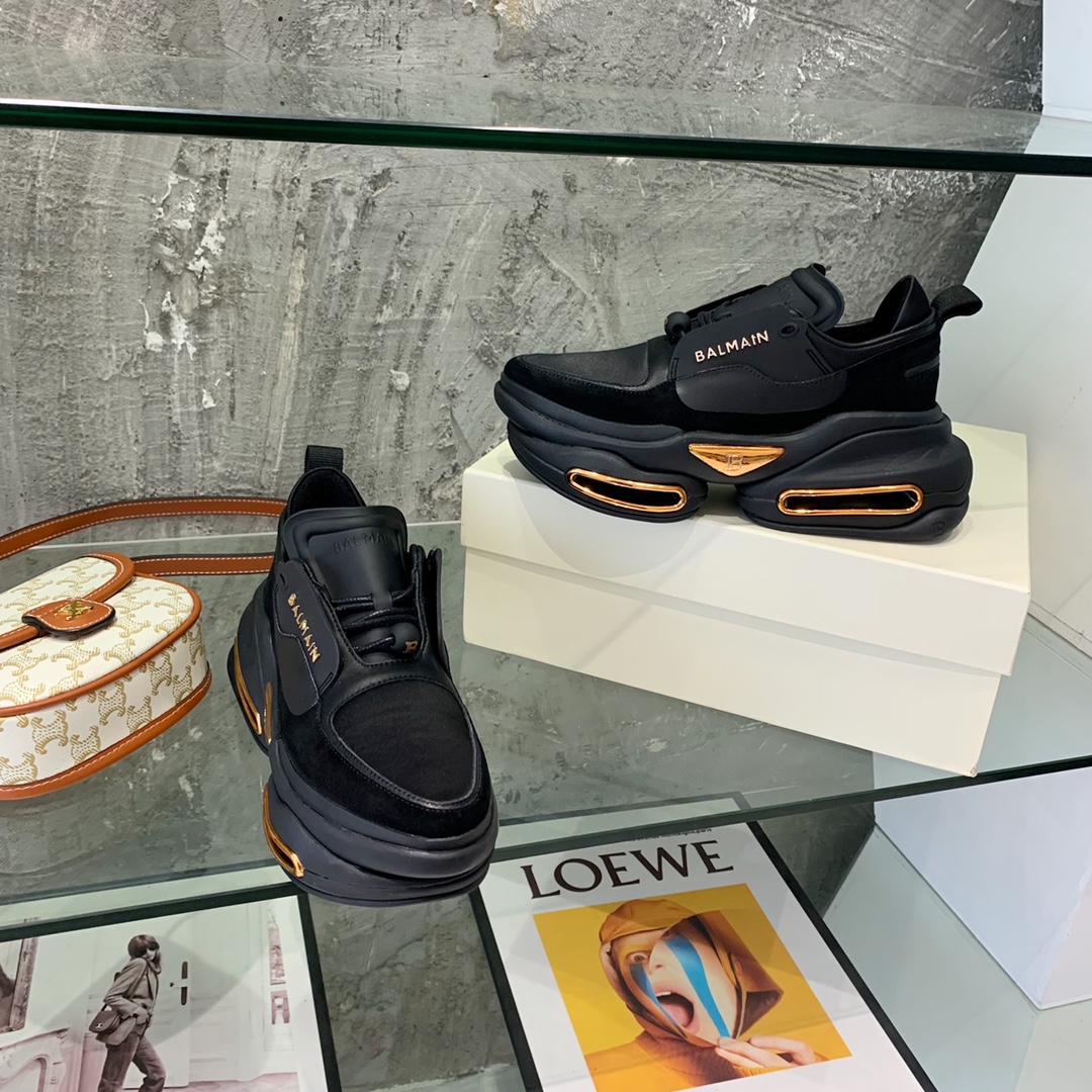 Balmain B-Bold Low-Top Sneakers - DopestKickz