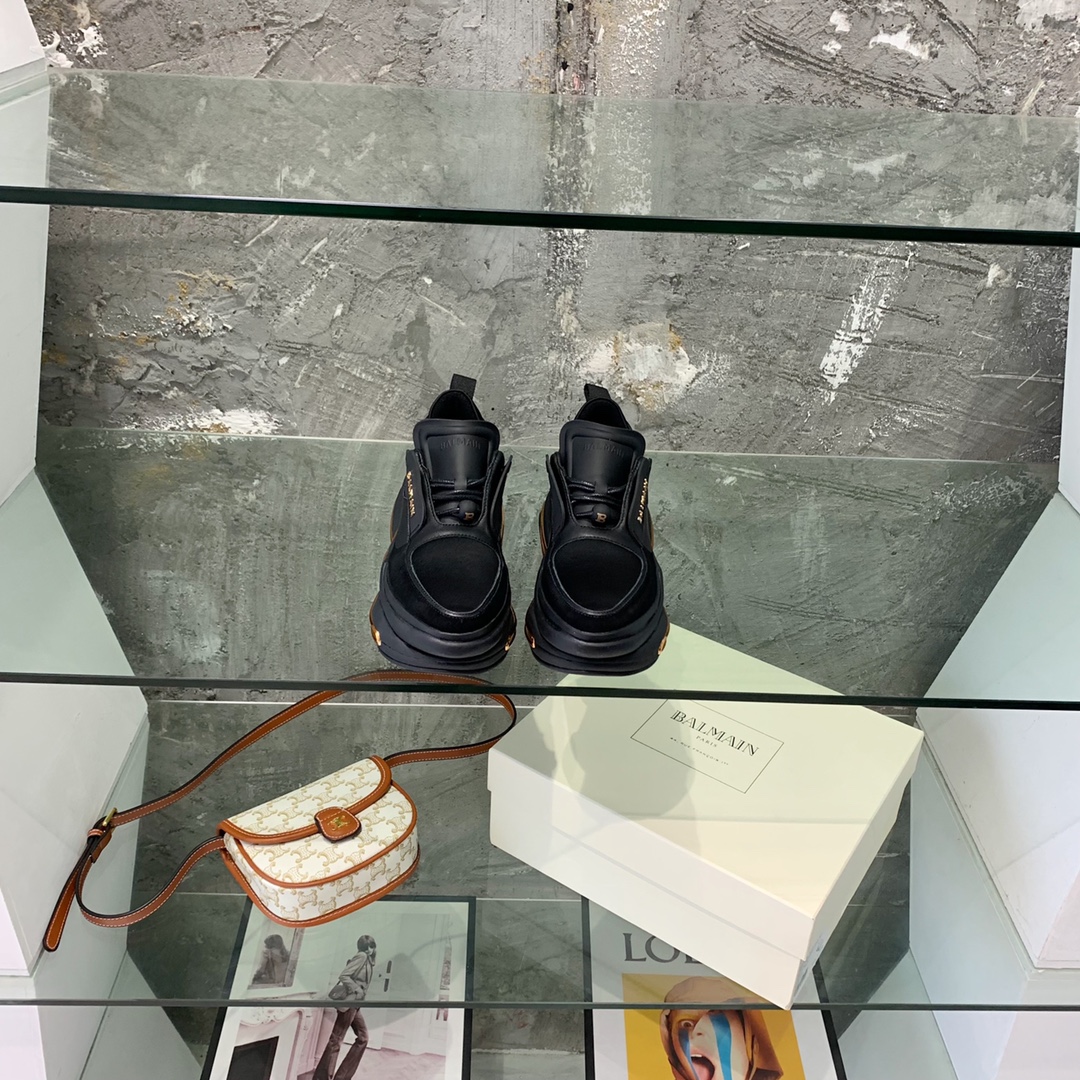 Balmain B-Bold Low-Top Sneakers - DopestKickz