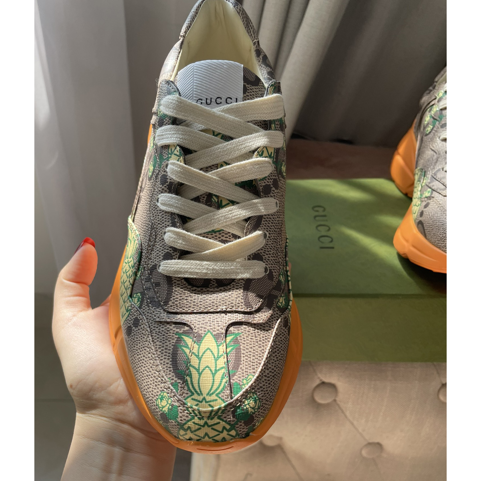 Gucci Pineapple Rhyton Sneaker - DopestKickz