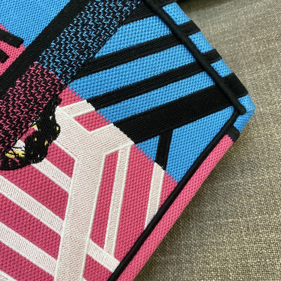 Dior Book Tote D-Jungle Pop（36.5*28*17.5cm） - DopestKickz