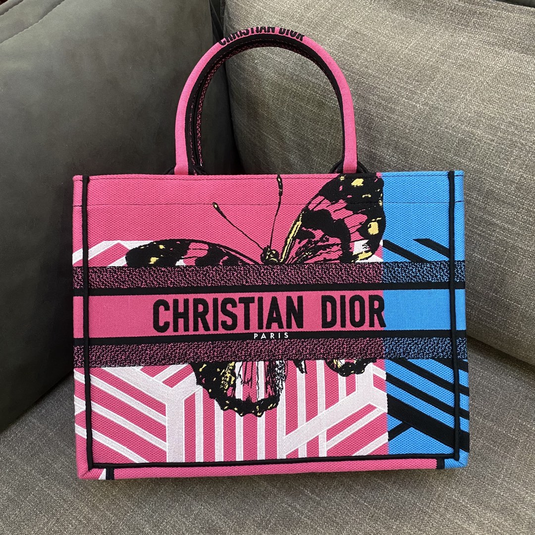 Dior Book Tote D-Jungle Pop（36.5*28*17.5cm） - DopestKickz