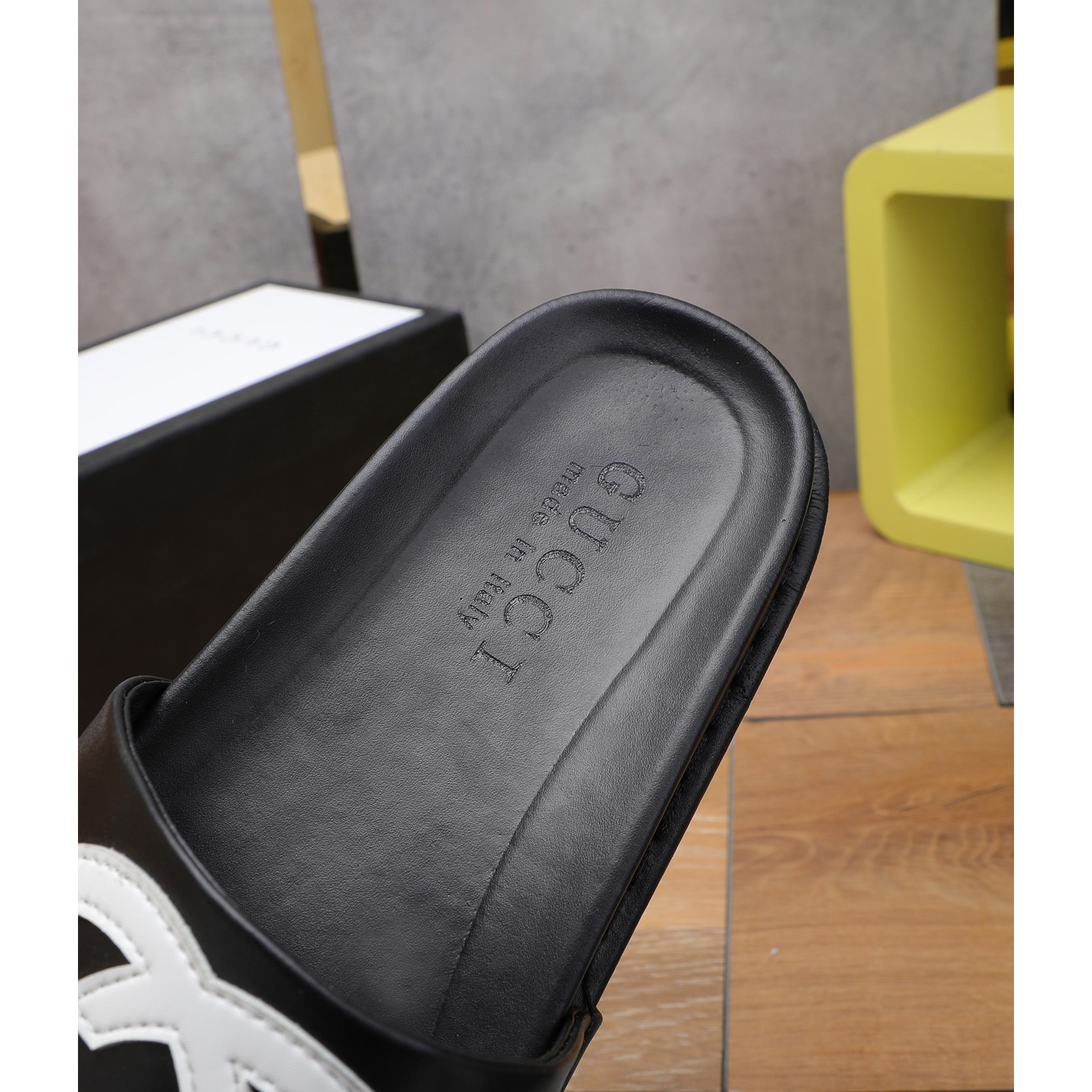 Gucci GG Rubber Slide Sandal - DopestKickz