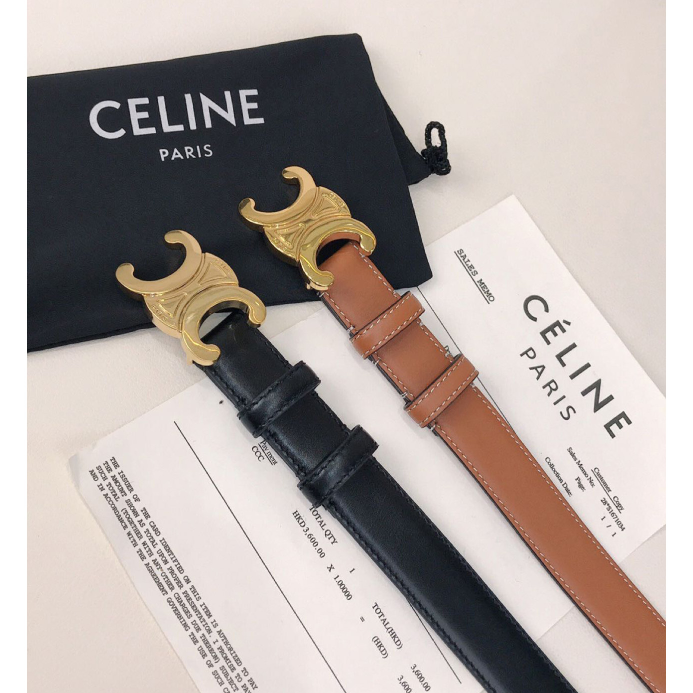 Celine Triomphe Belt - DopestKickz