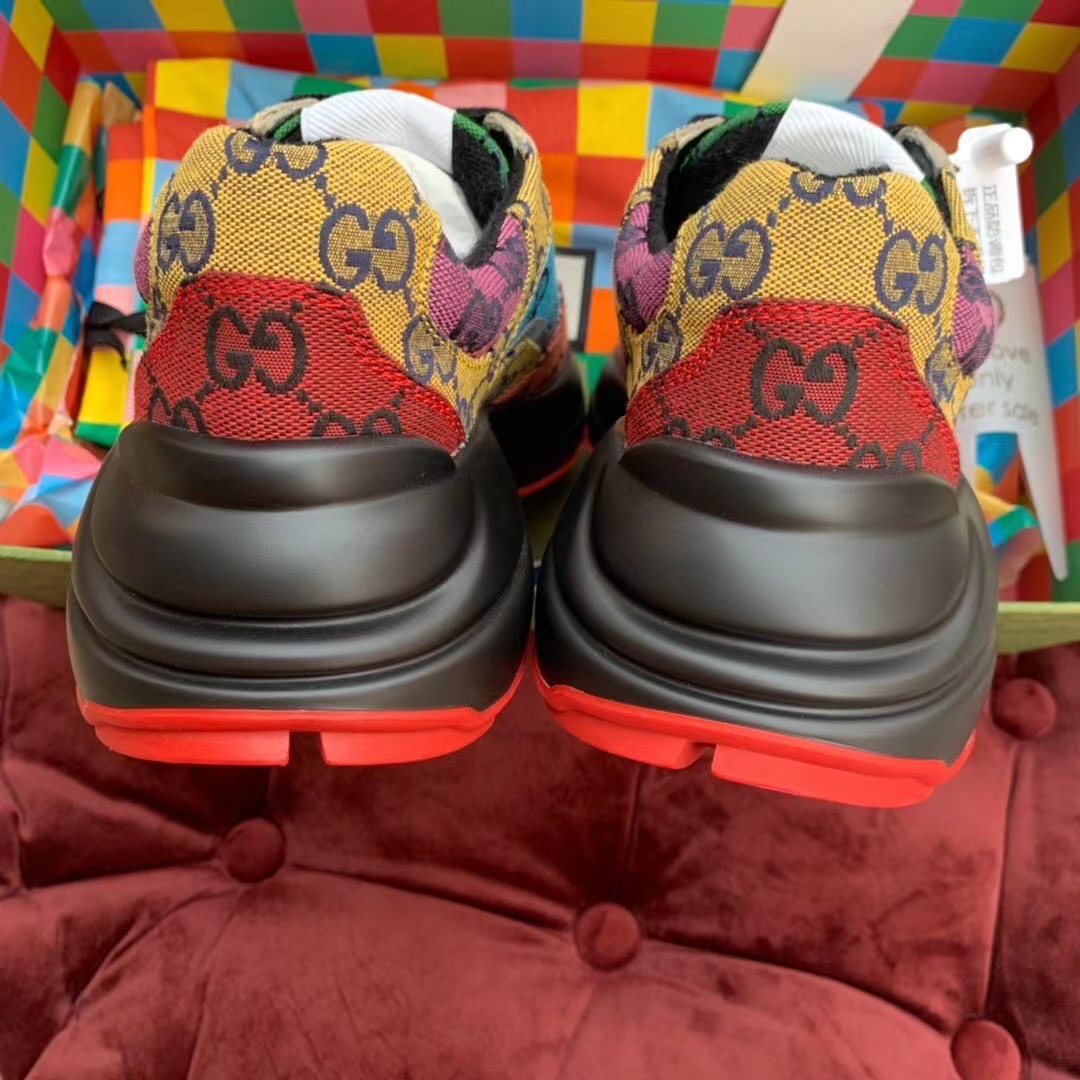 Gucci GG Multicolor Series Rhyton  Sneakers - DopestKickz