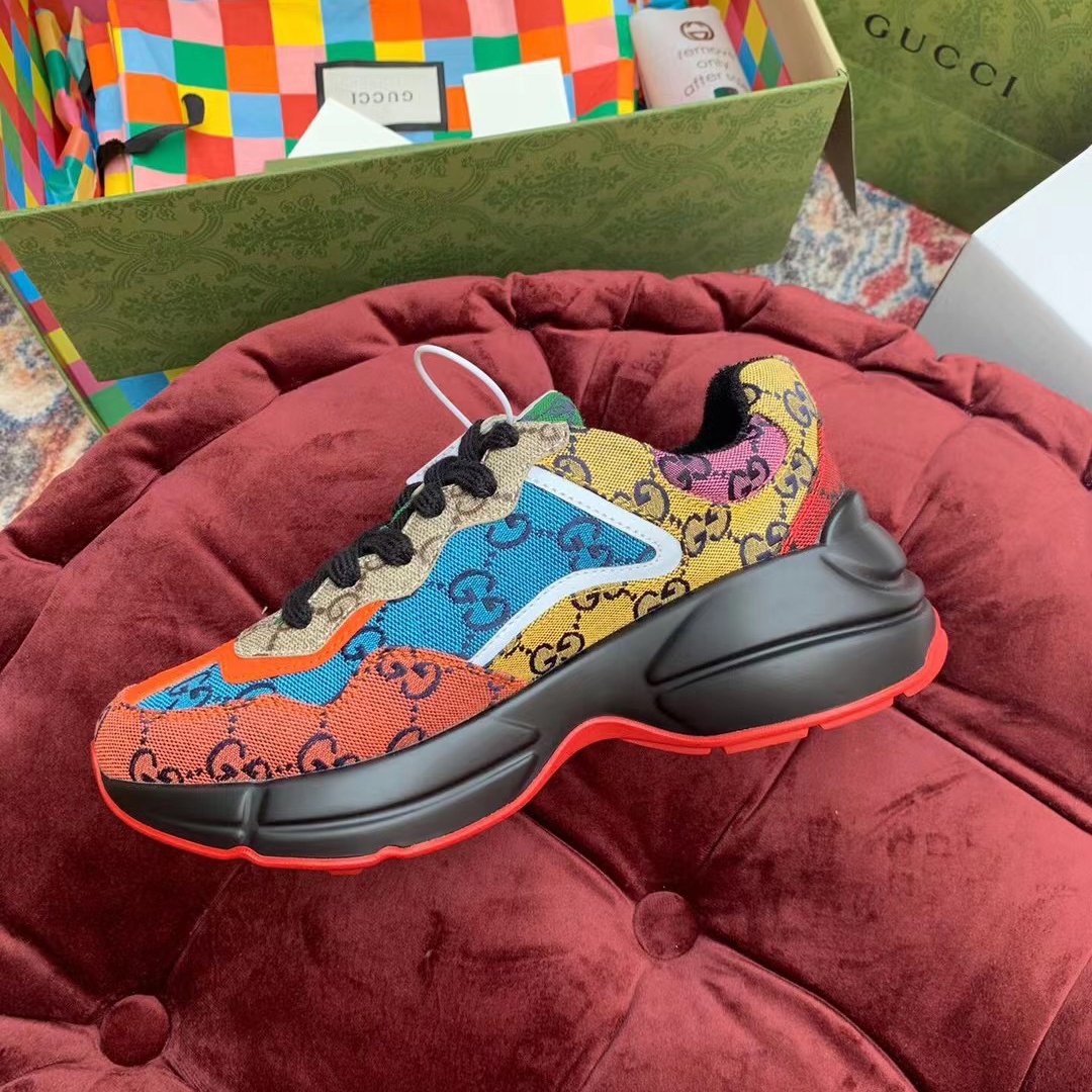 Gucci GG Multicolor Series Rhyton  Sneakers - DopestKickz