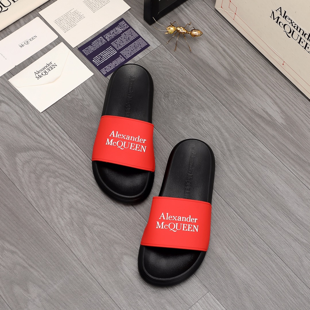 Alexander Mqueen Logo Slipper - DopestKickz