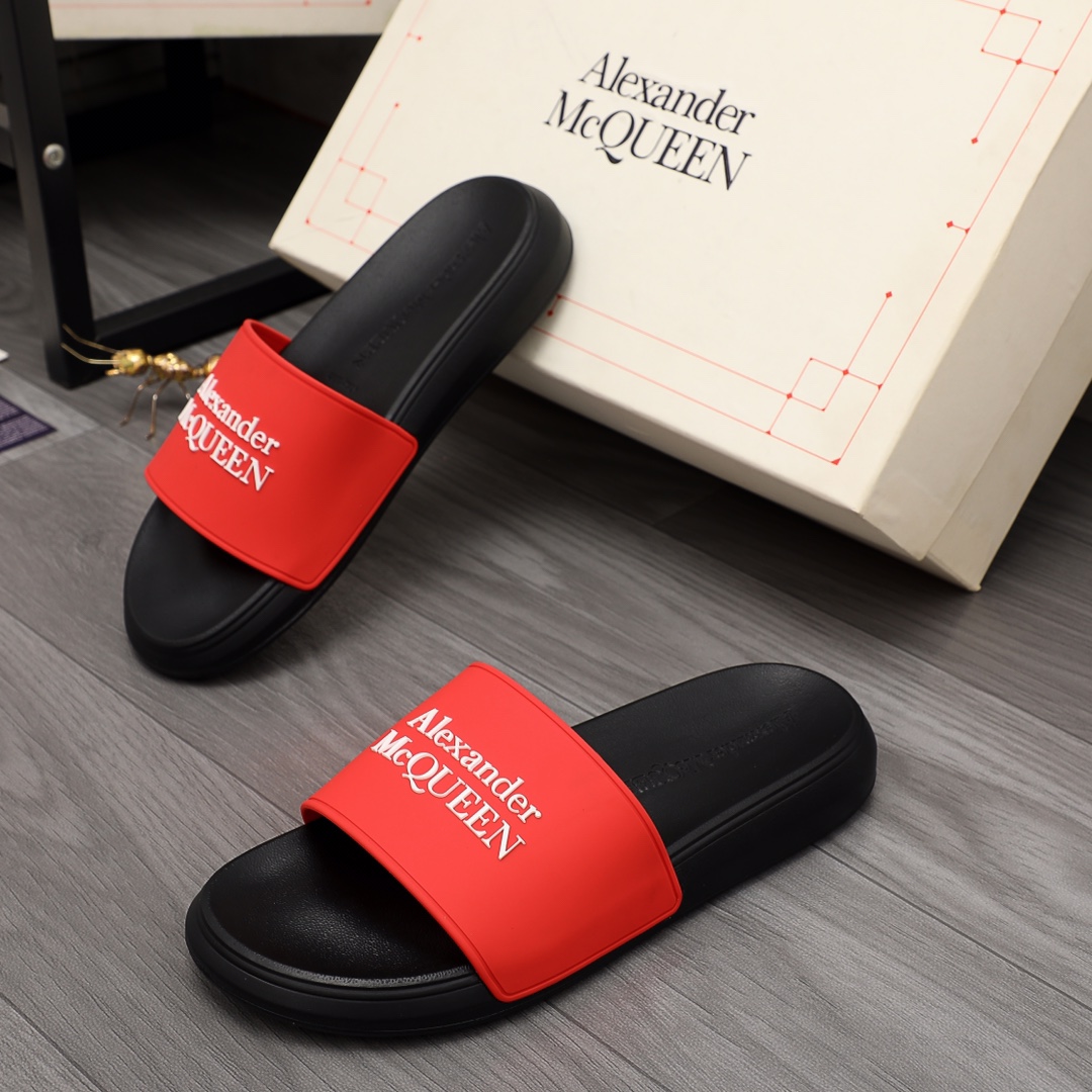 Alexander Mqueen Logo Slipper - DopestKickz