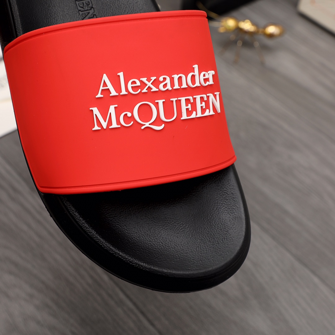 Alexander Mqueen Logo Slipper - DopestKickz