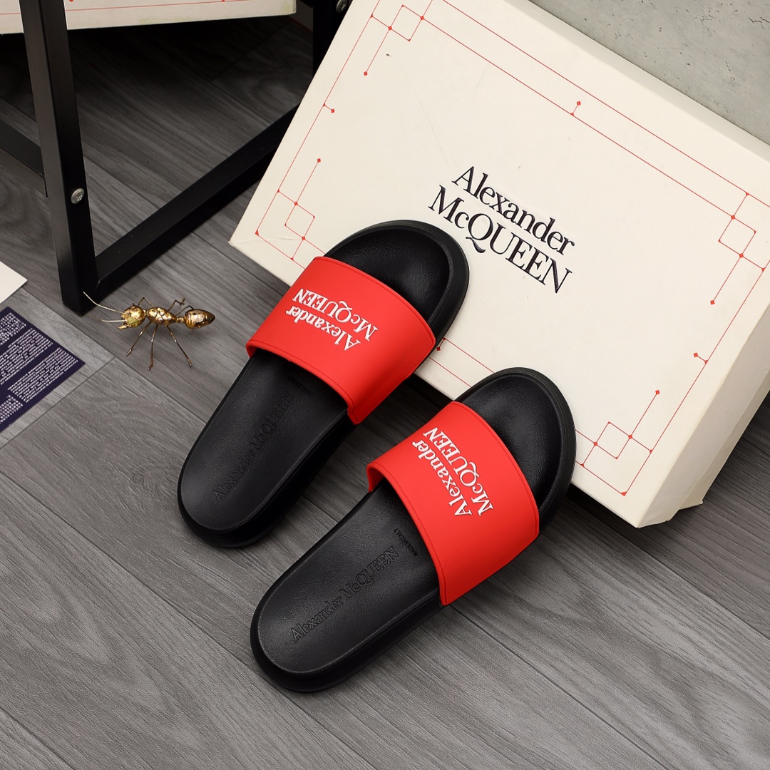 Alexander Mqueen Logo Slipper - DopestKickz