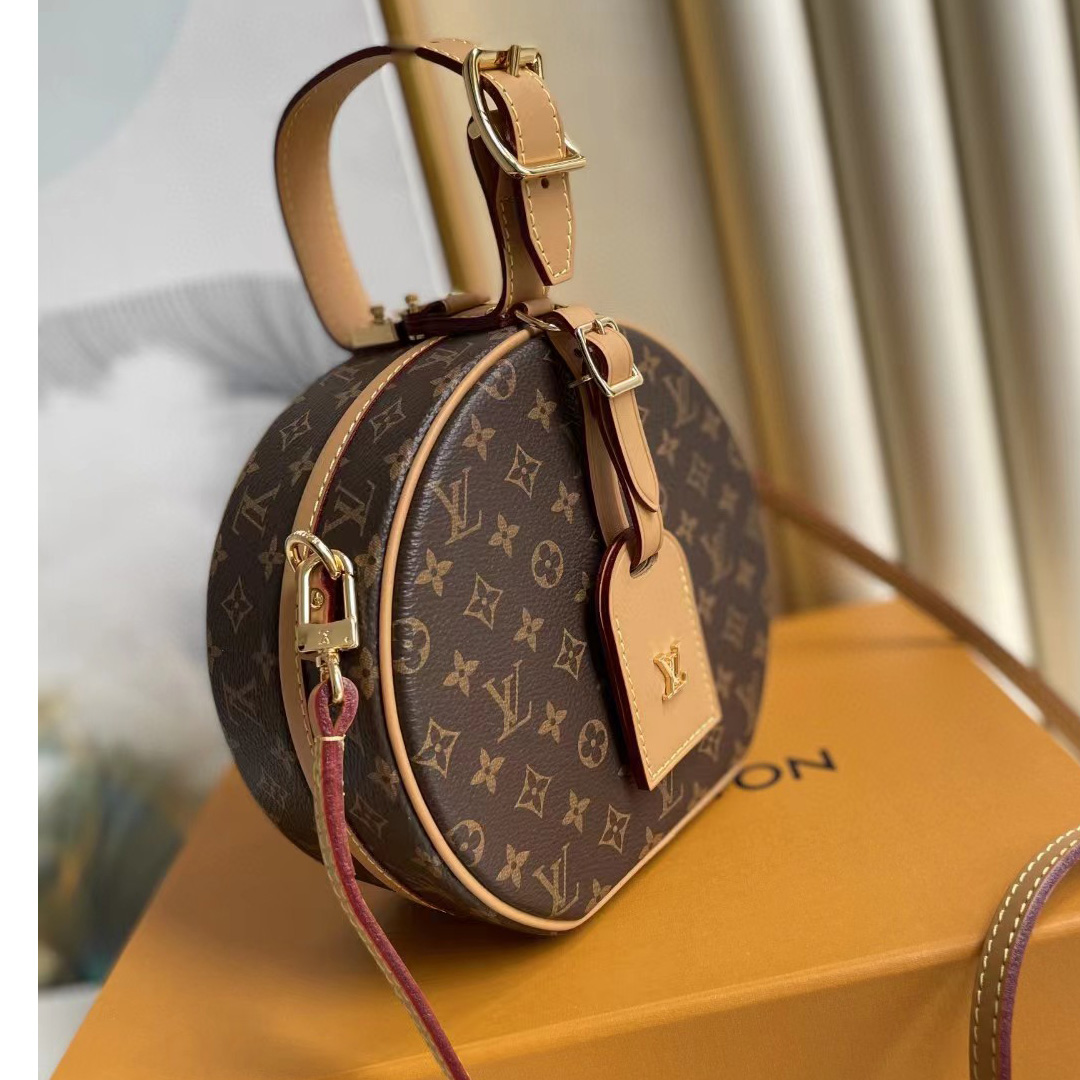 Louis Vuitton Petite Boite Chapeau(17.6-16.5-7.5cm)   M43514 - DopestKickz