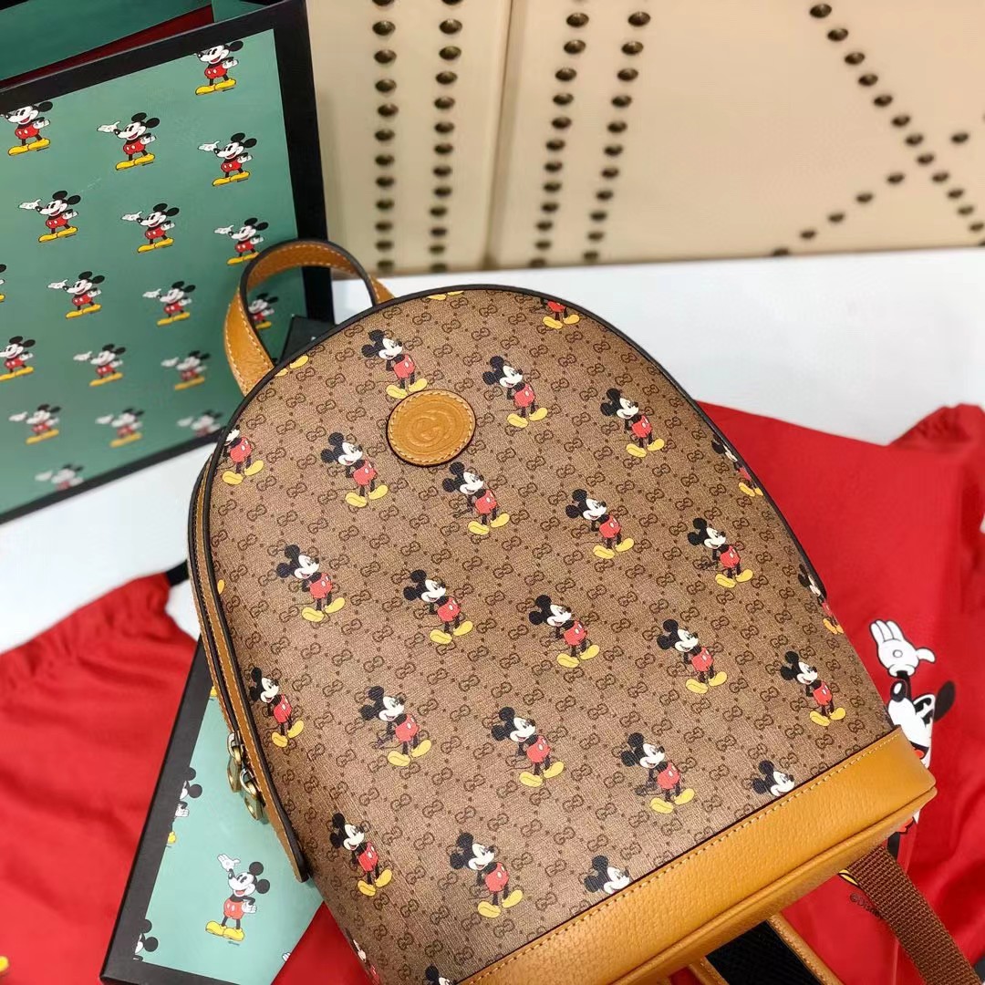 Gucci x Disney Mickey Mouse Medium Backpack（22-29-12CM） - DopestKickz