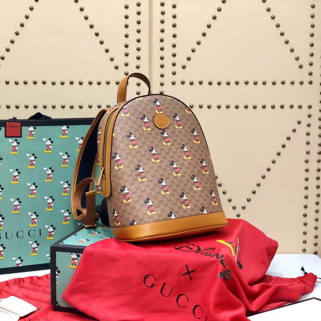 Gucci x Disney Mickey Mouse Medium Backpack（22-29-12CM） - DopestKickz