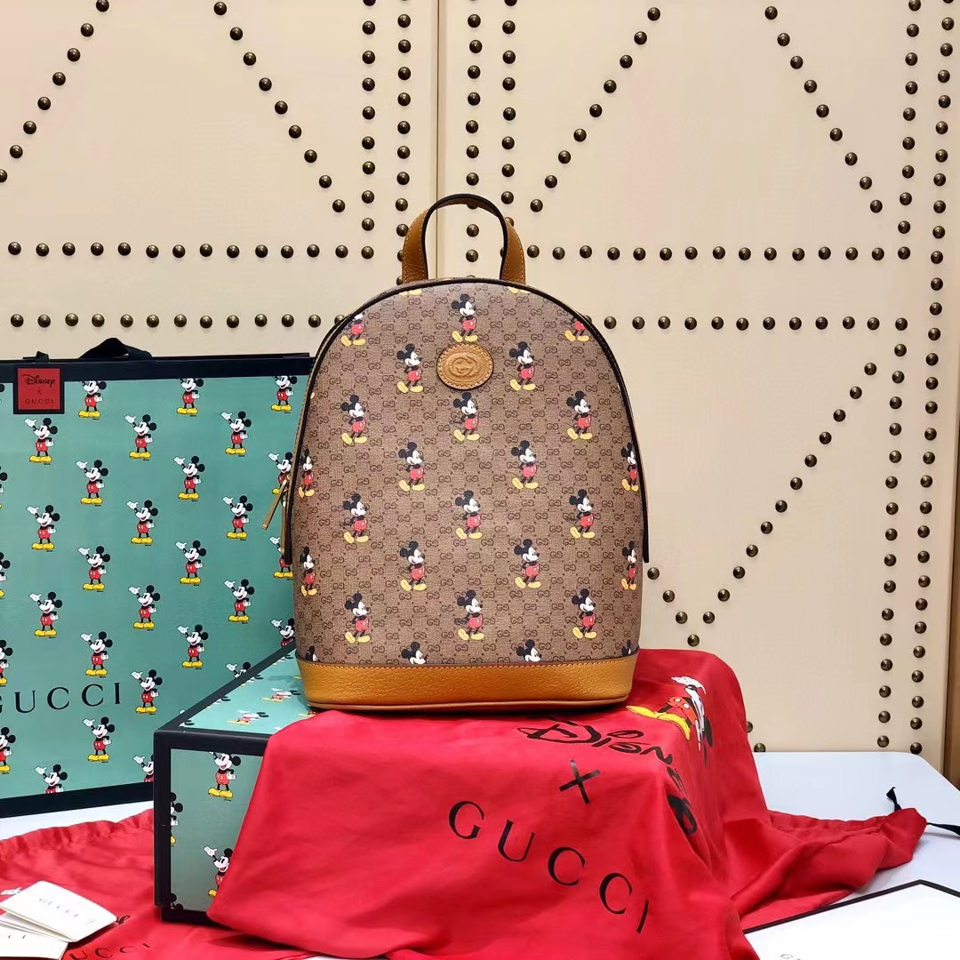 Gucci x Disney Mickey Mouse Medium Backpack（22-29-12CM） - DopestKickz