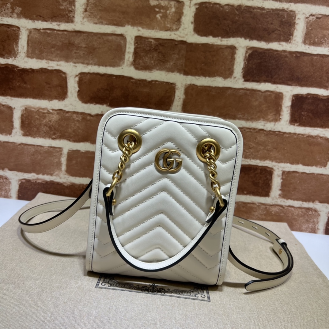 Gucci GG  Marmont Mini Handbag （16-19-7CM） - DopestKickz
