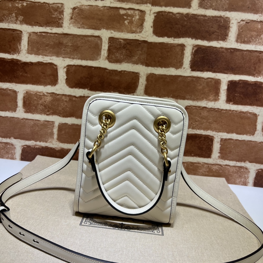 Gucci GG  Marmont Mini Handbag （16-19-7CM） - DopestKickz