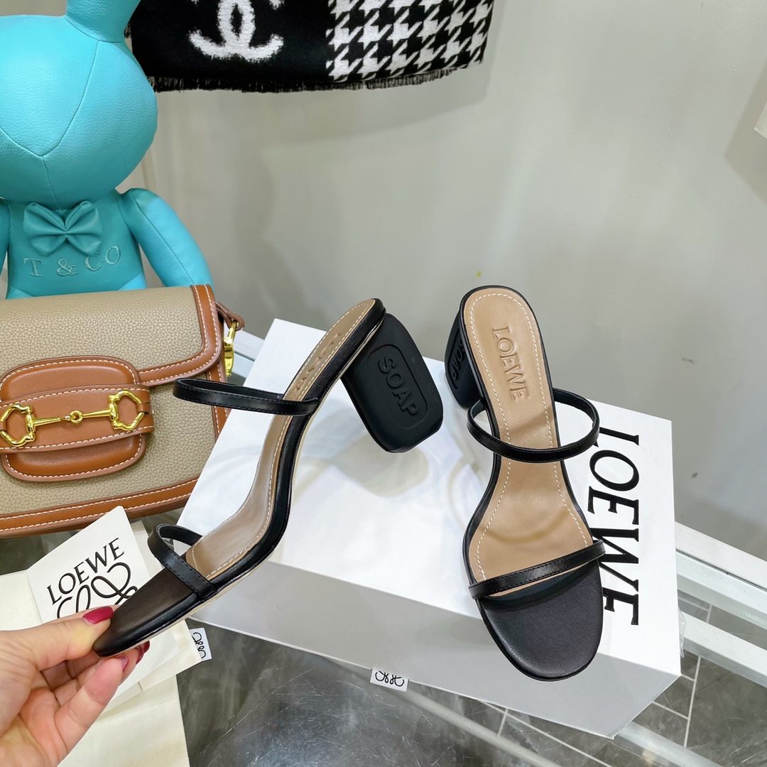 Loewe Women's High Heeled Sandals （Heel 6cm） - DopestKickz