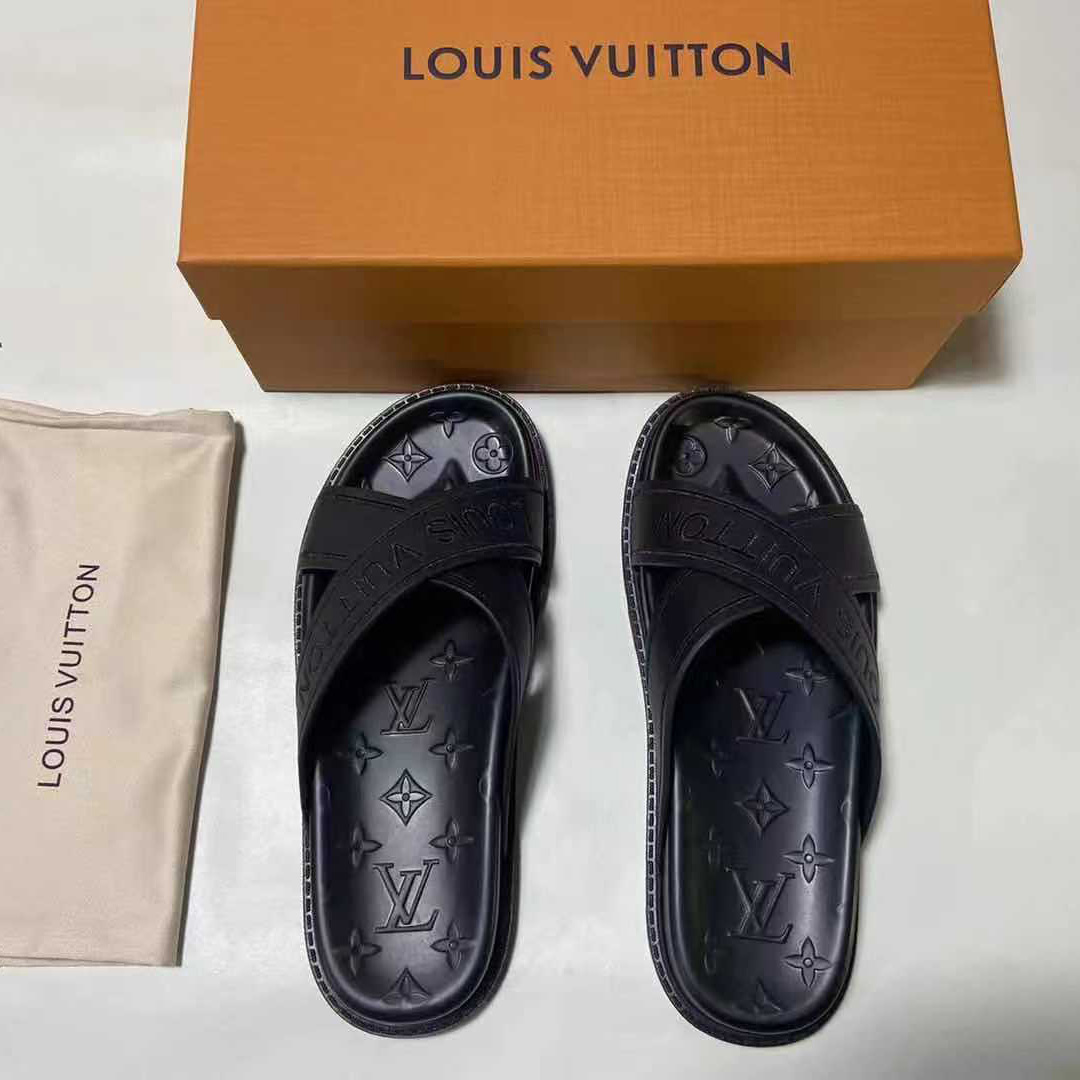 Louis Vuitton Monogram Slippers(Upon UK Size) - DopestKickz
