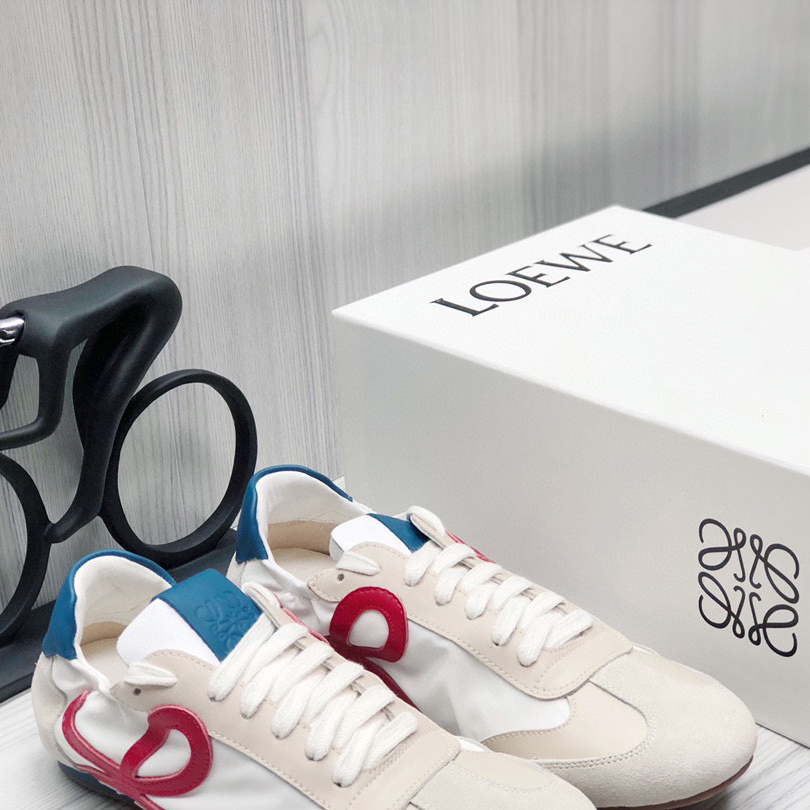 Loewe Ballet Runner In Nylon And Calfskin - DopestKickz