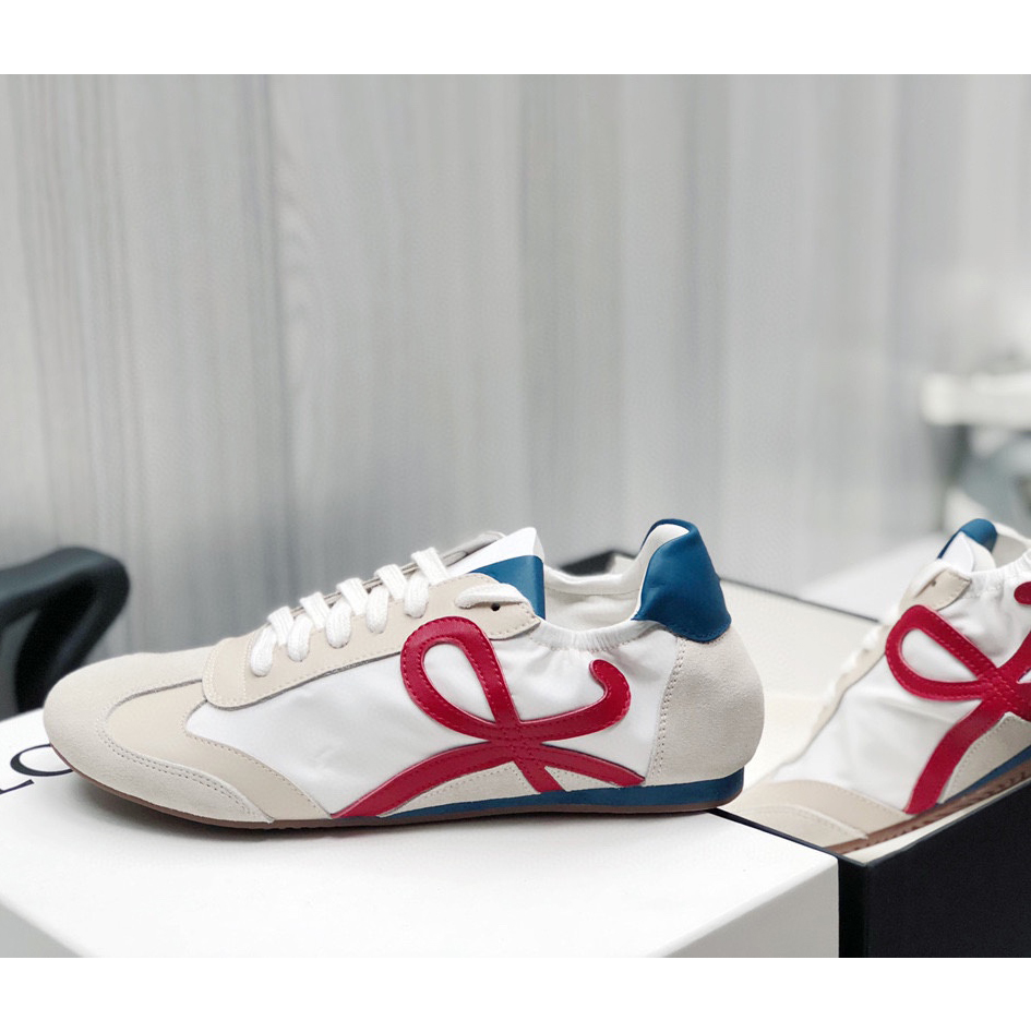 Loewe Ballet Runner In Nylon And Calfskin - DopestKickz