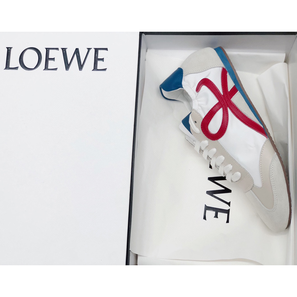 Loewe Ballet Runner In Nylon And Calfskin - DopestKickz