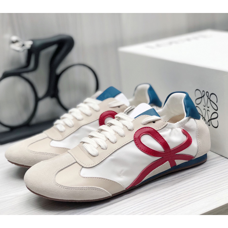 Loewe Ballet Runner In Nylon And Calfskin - DopestKickz