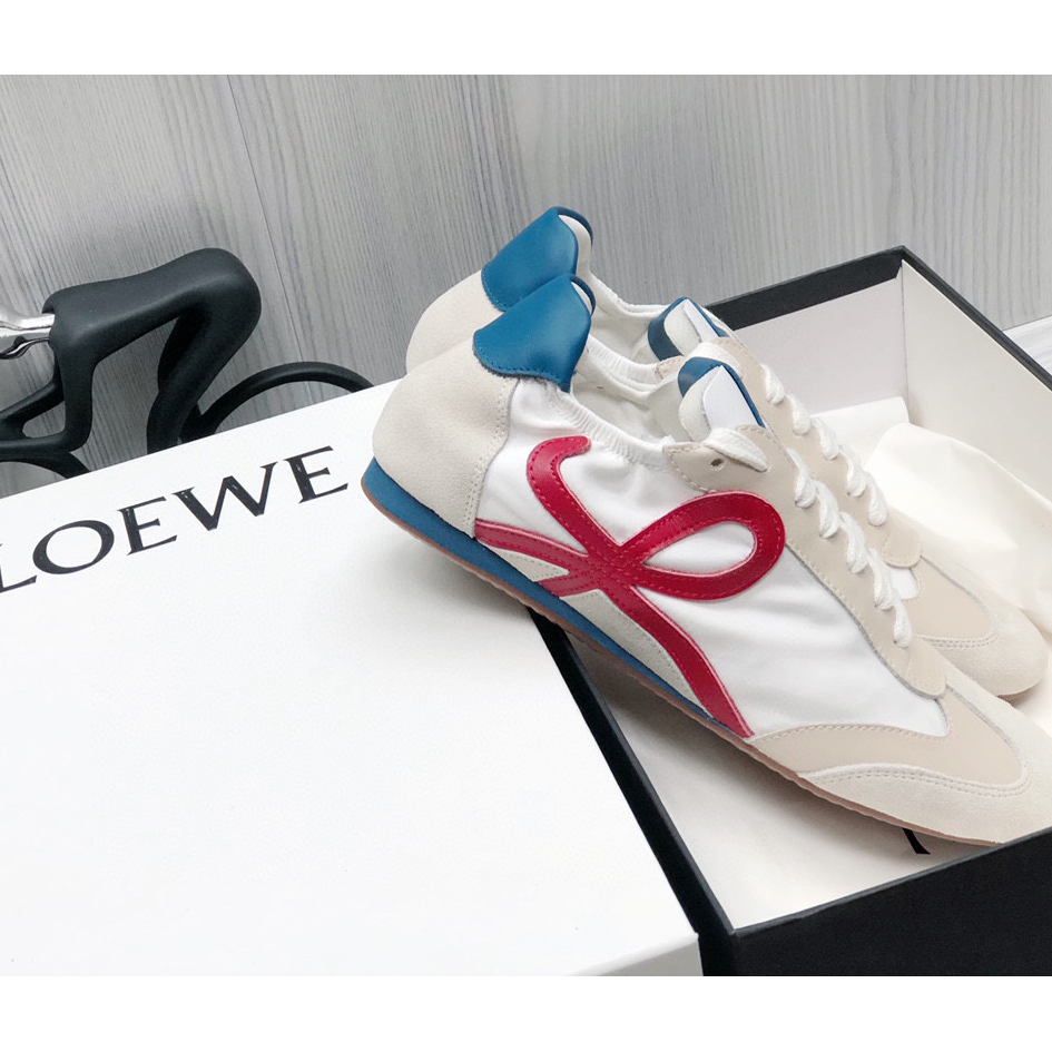 Loewe Ballet Runner In Nylon And Calfskin - DopestKickz