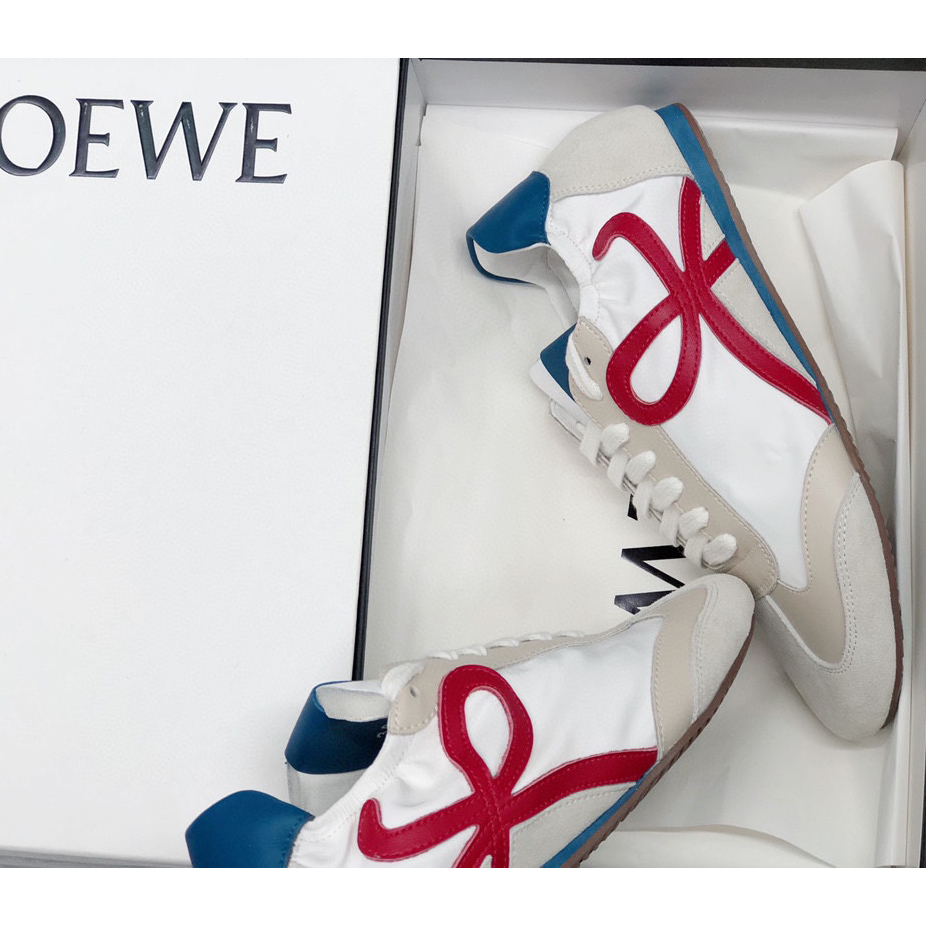 Loewe Ballet Runner In Nylon And Calfskin - DopestKickz
