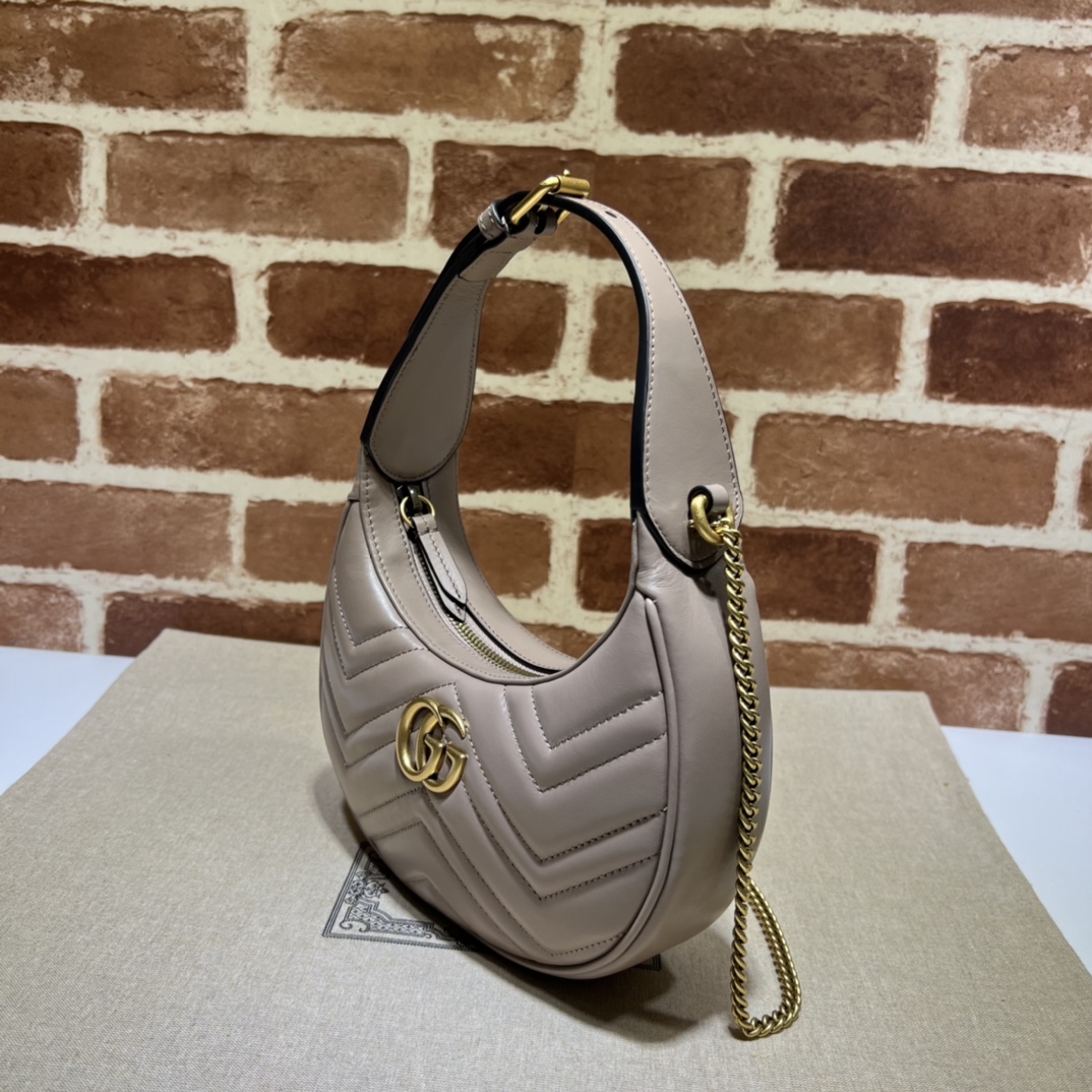 Gucci GG  Leather Handle Bag（21-11-5CM） - DopestKickz