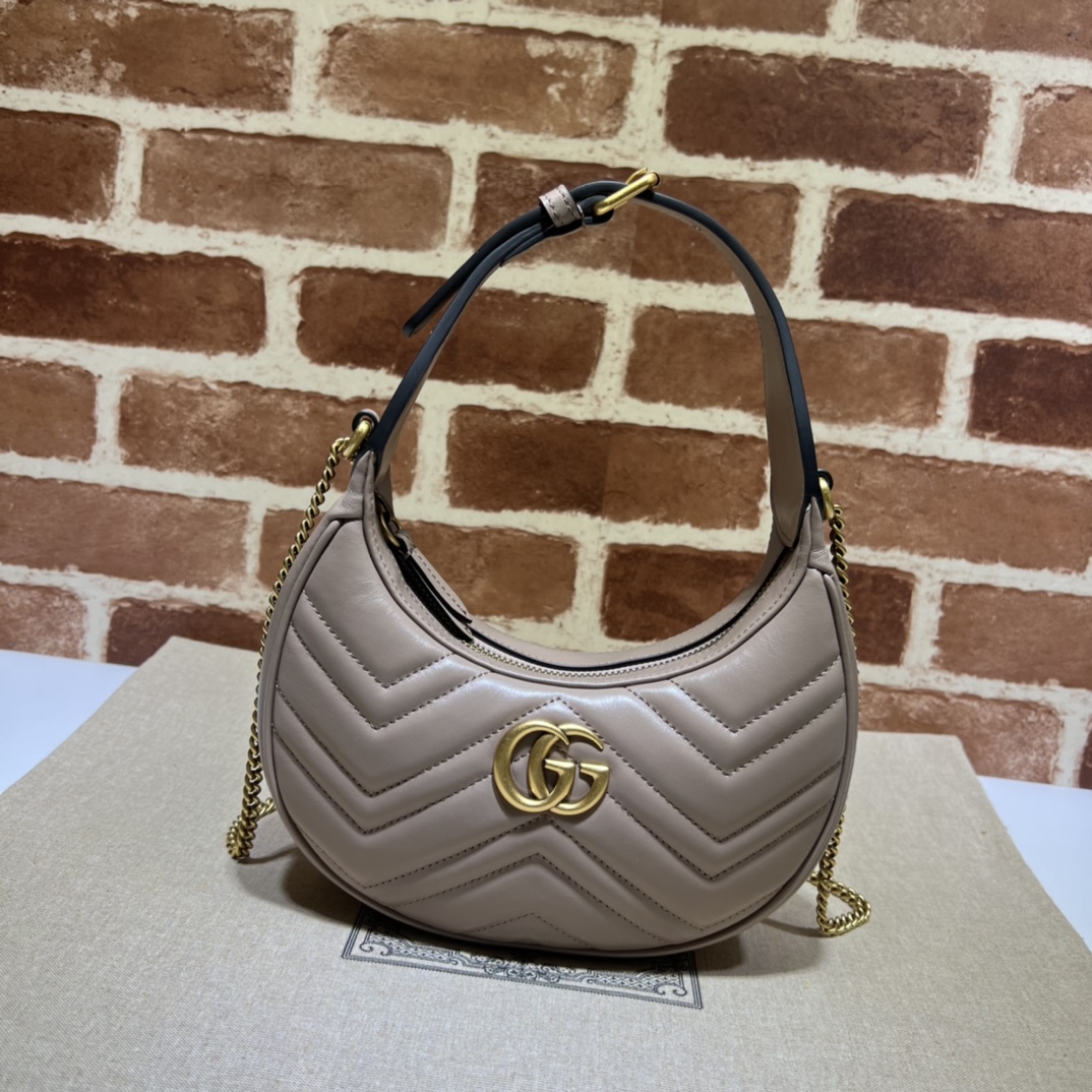 Gucci GG  Leather Handle Bag（21-11-5CM） - DopestKickz