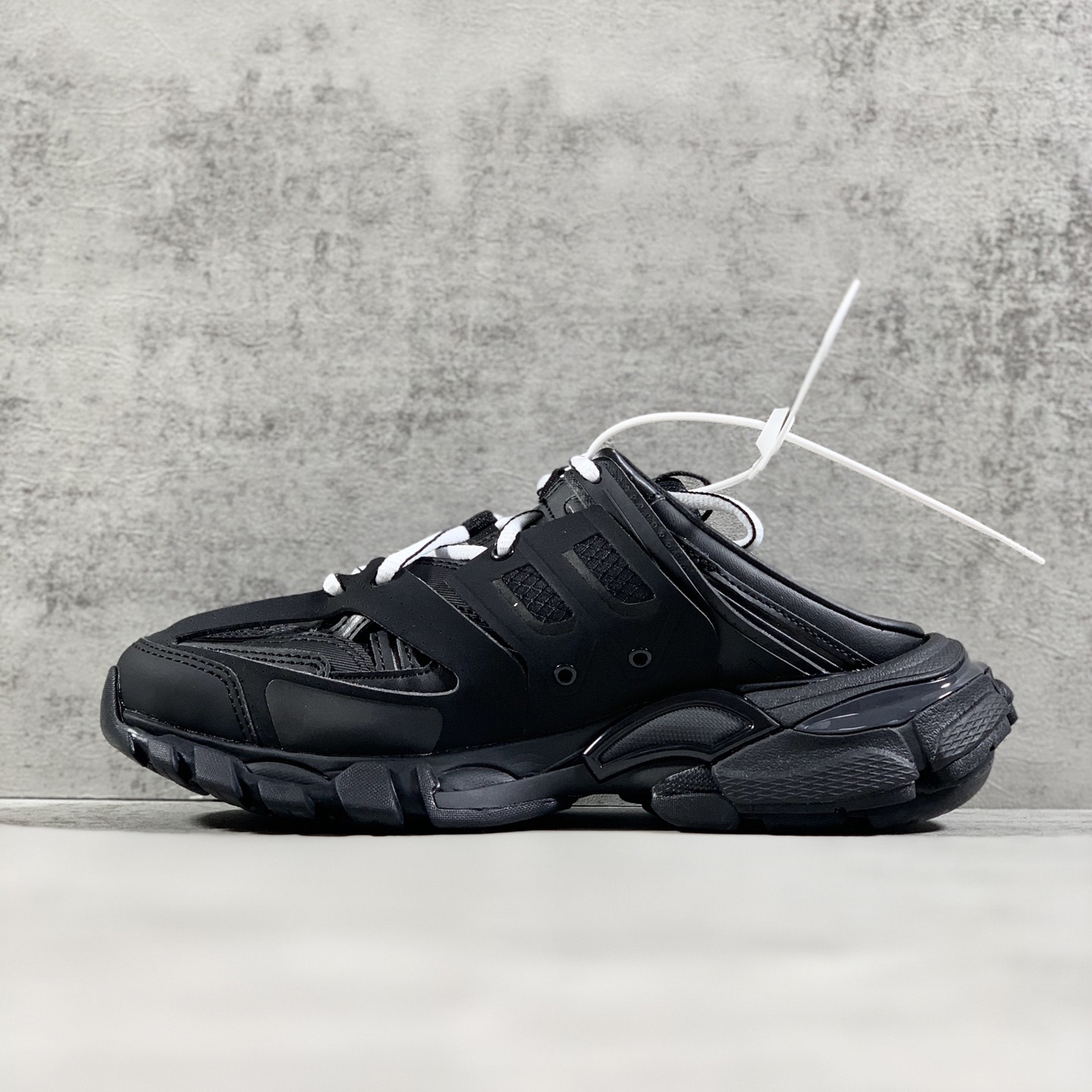 Balenciaga Track Mule In Black - DopestKickz