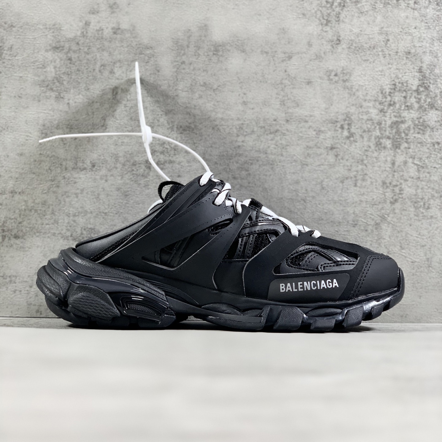 Balenciaga Track Mule In Black - DopestKickz