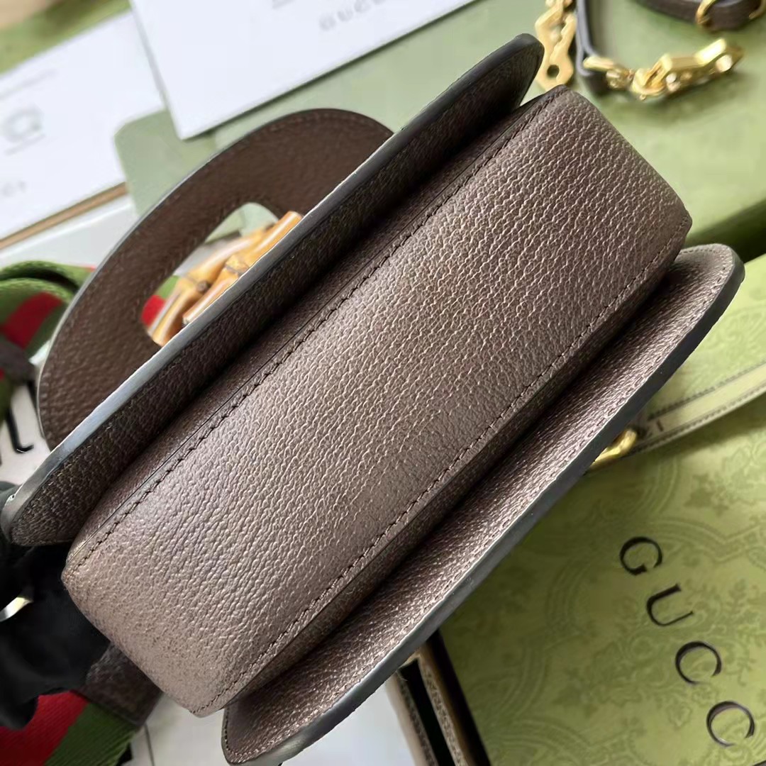 Gucci GG Bamboo Handle Bag（17-12-7.5CM） - DopestKickz