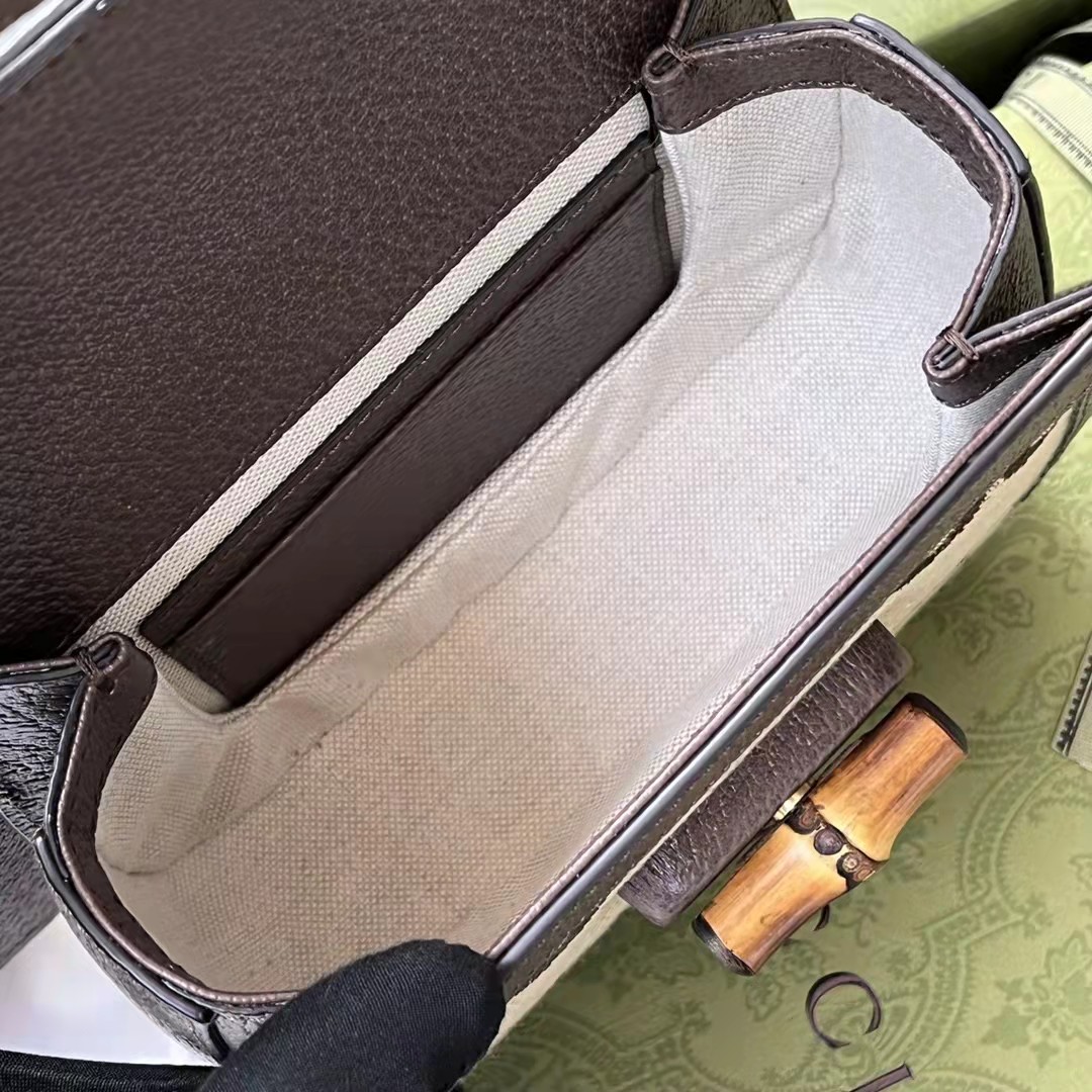 Gucci GG Bamboo Handle Bag（17-12-7.5CM） - DopestKickz