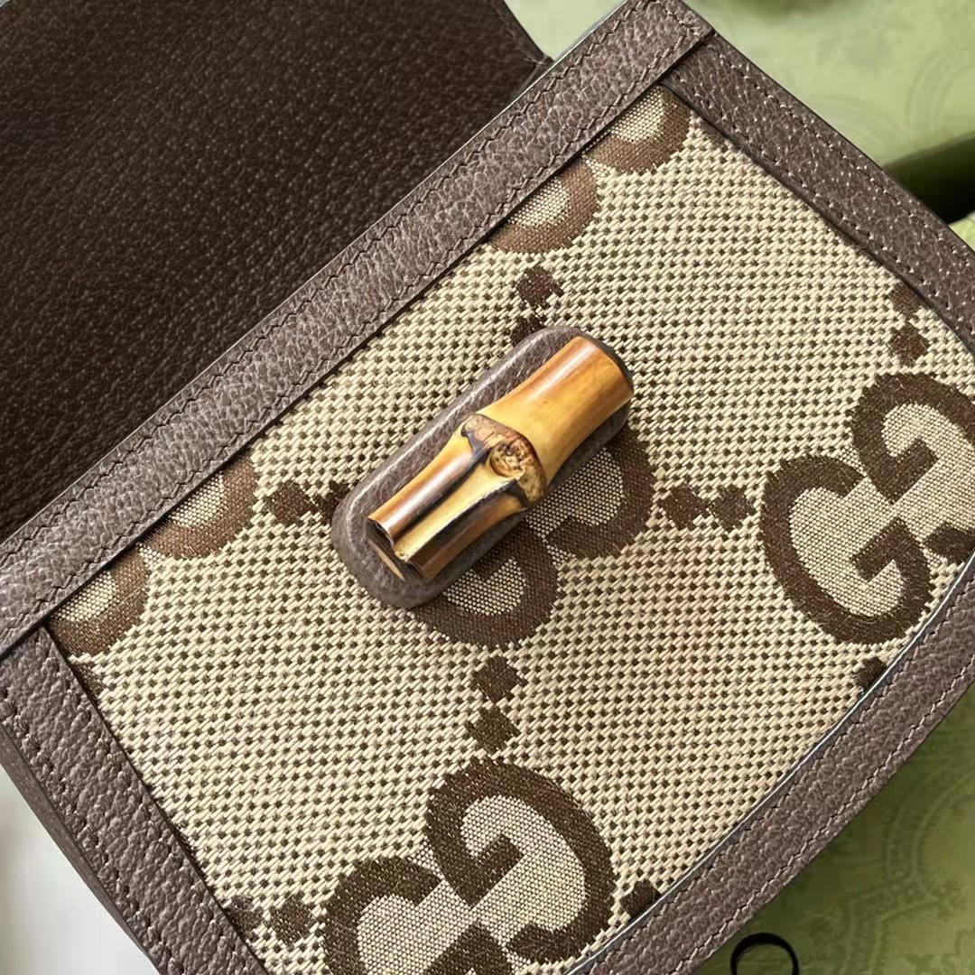 Gucci GG Bamboo Handle Bag（17-12-7.5CM） - DopestKickz