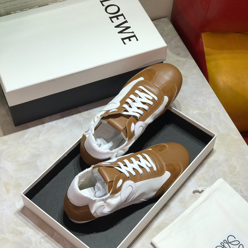 Loewe Ballet Runner In Nylon And Calfskin - DopestKickz