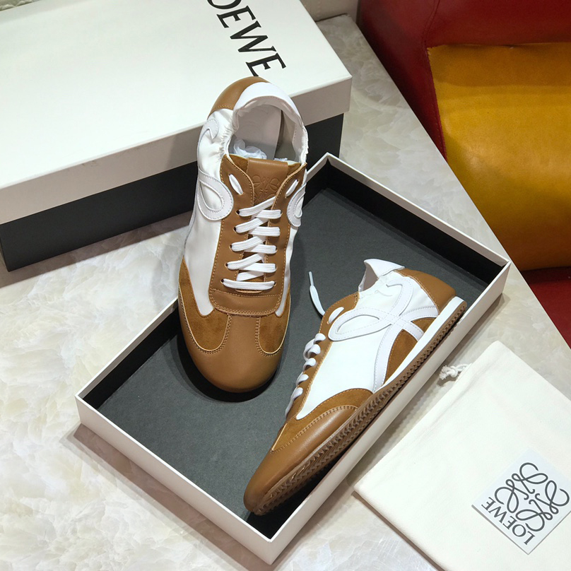 Loewe Ballet Runner In Nylon And Calfskin - DopestKickz