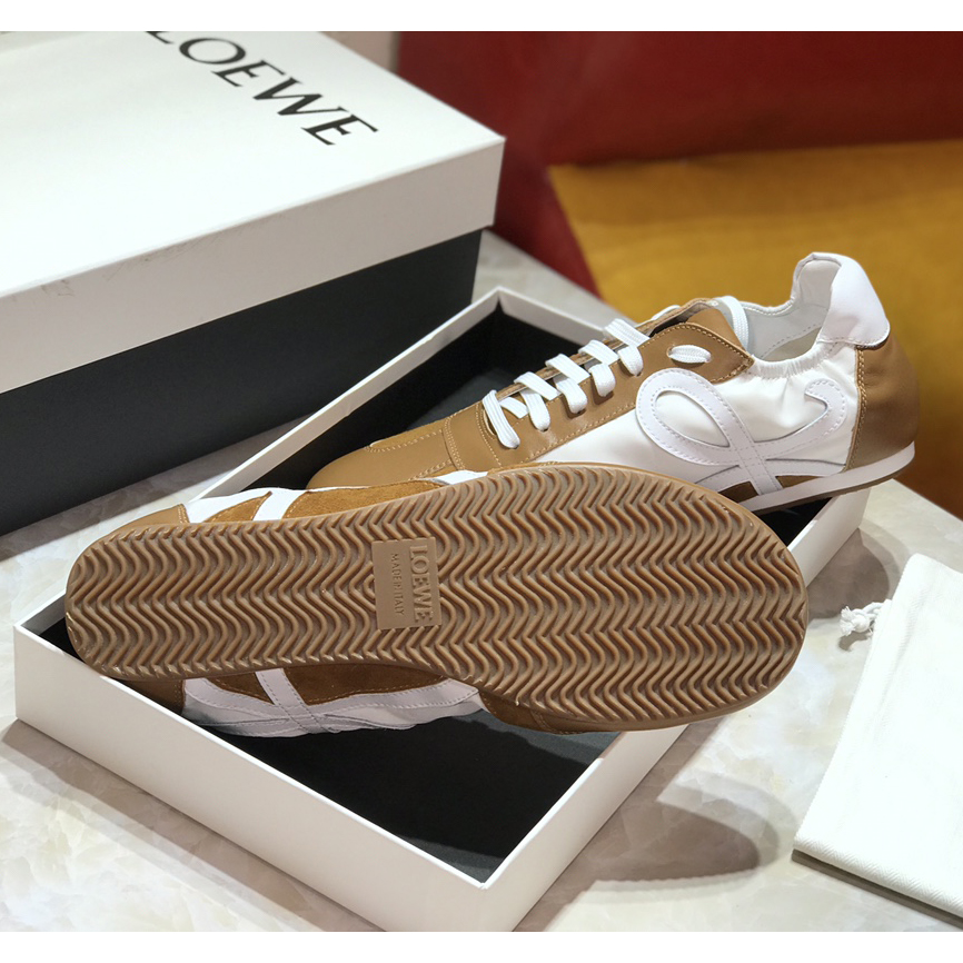 Loewe Ballet Runner In Nylon And Calfskin - DopestKickz