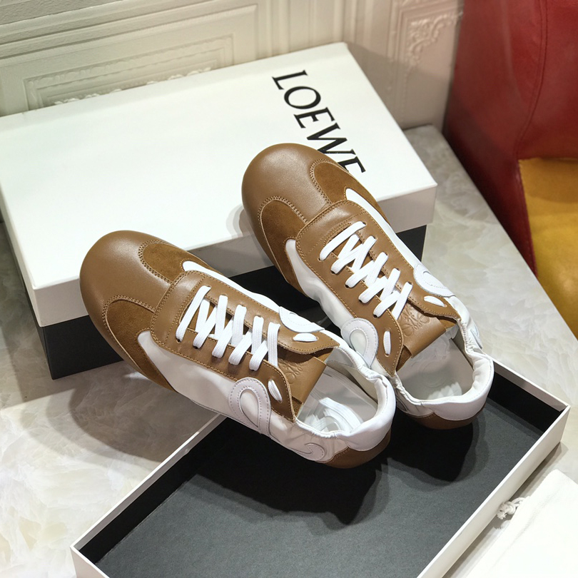 Loewe Ballet Runner In Nylon And Calfskin - DopestKickz