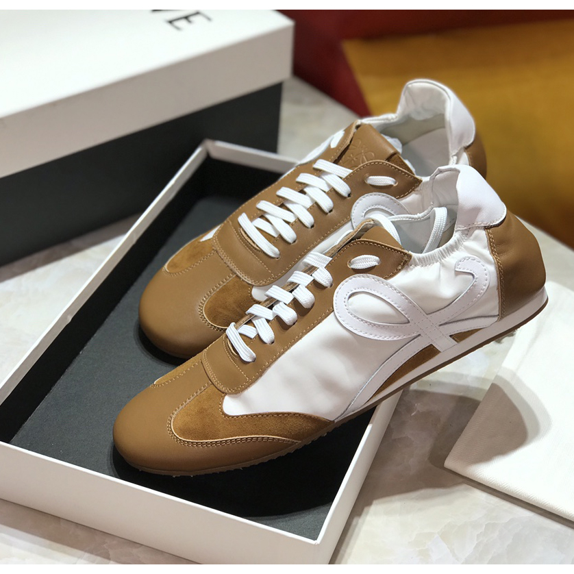 Loewe Ballet Runner In Nylon And Calfskin - DopestKickz