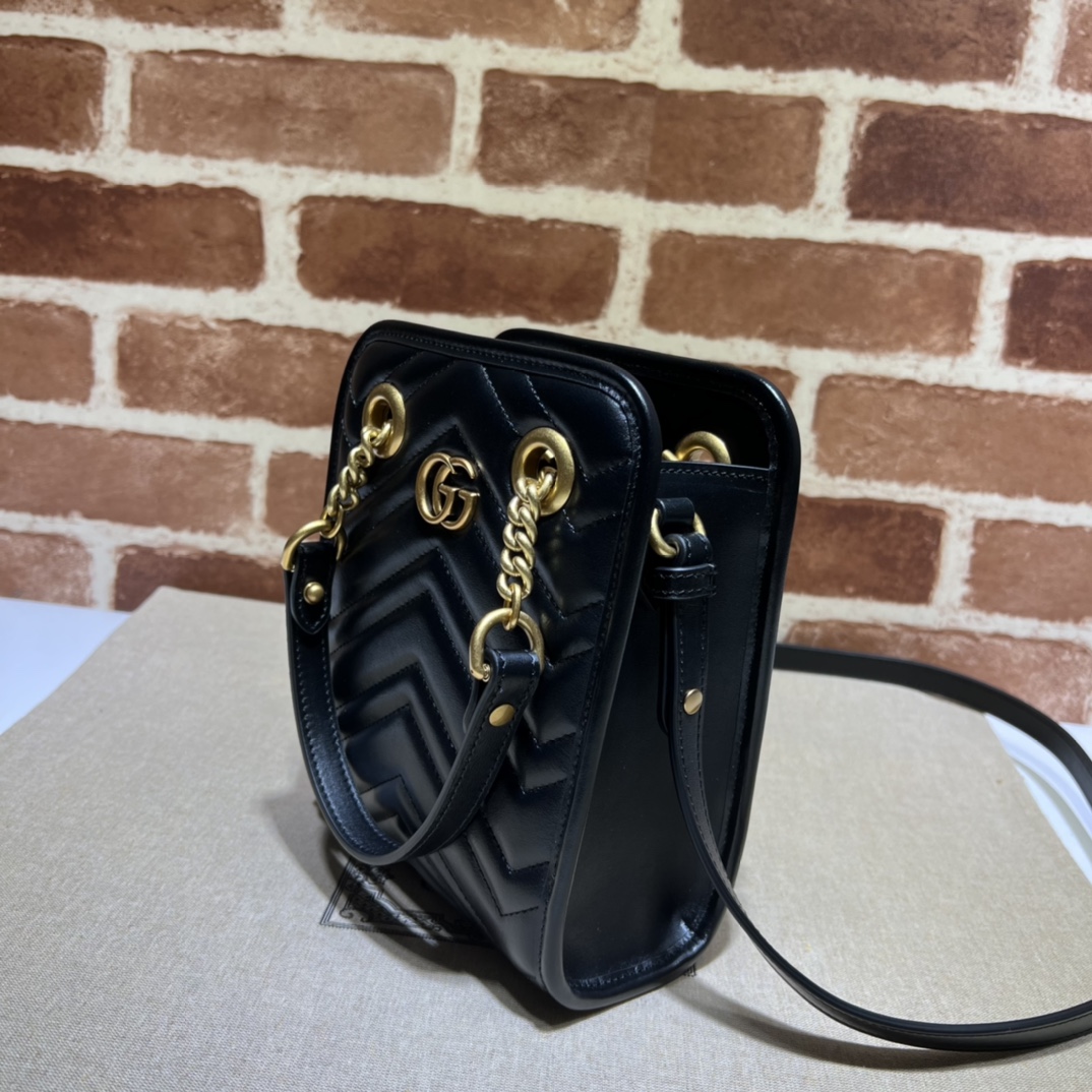 Gucci GG  Marmont Mini Handbag （16-19-7CM） - DopestKickz